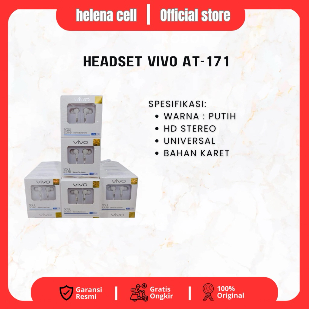 Earphone Vivo Ori AT-171