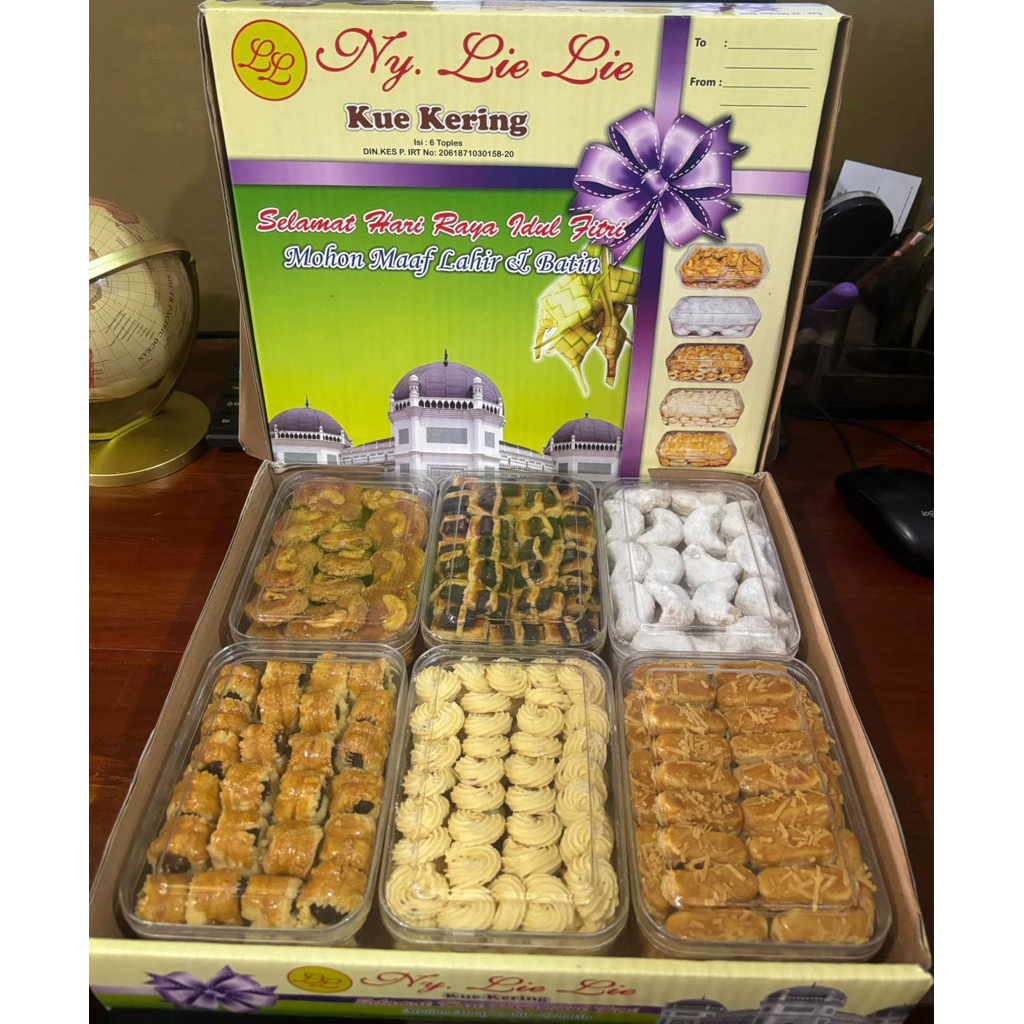 KUE KERING PAKET SUPER PITA ISI 6 Ny Lie Lie