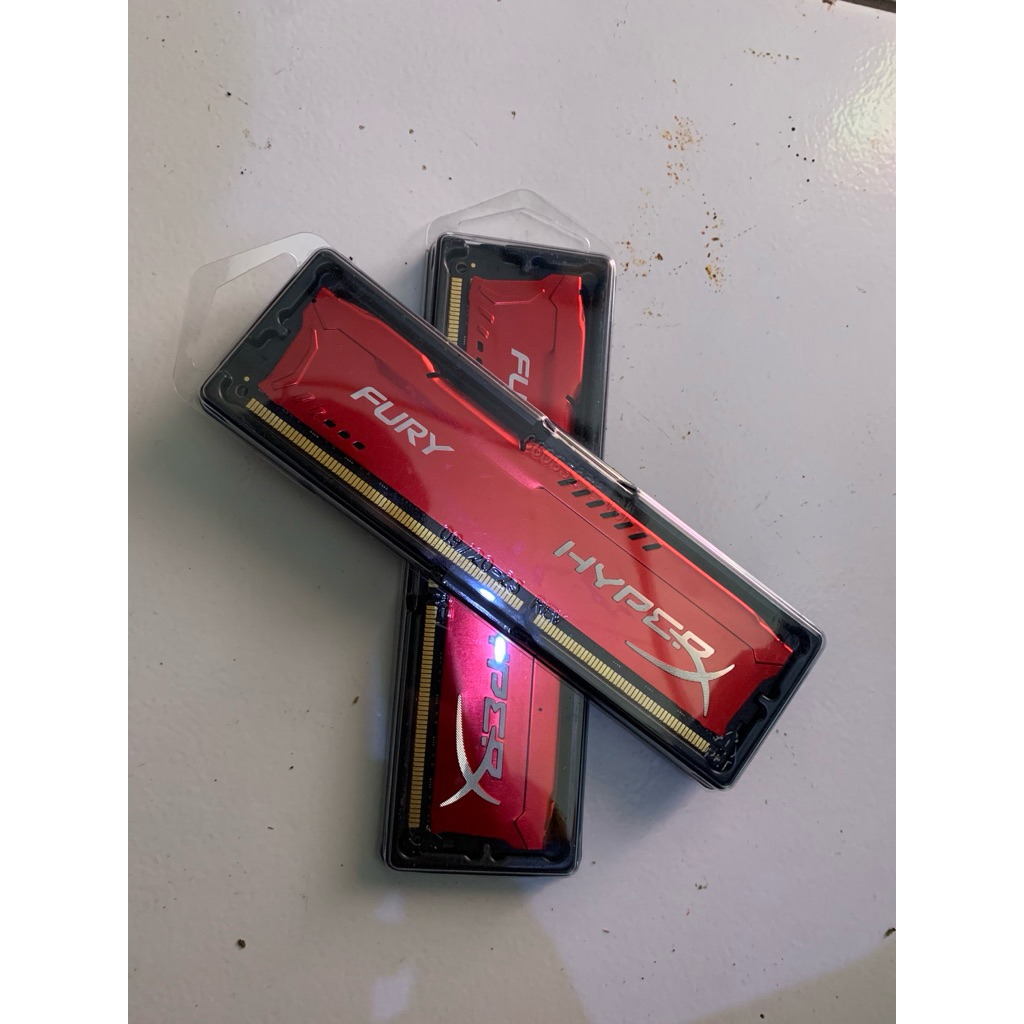 RAM DDR3 HyperX Fury 16GB (2x8GB) – Dual Channel – Kondisi Bagus
