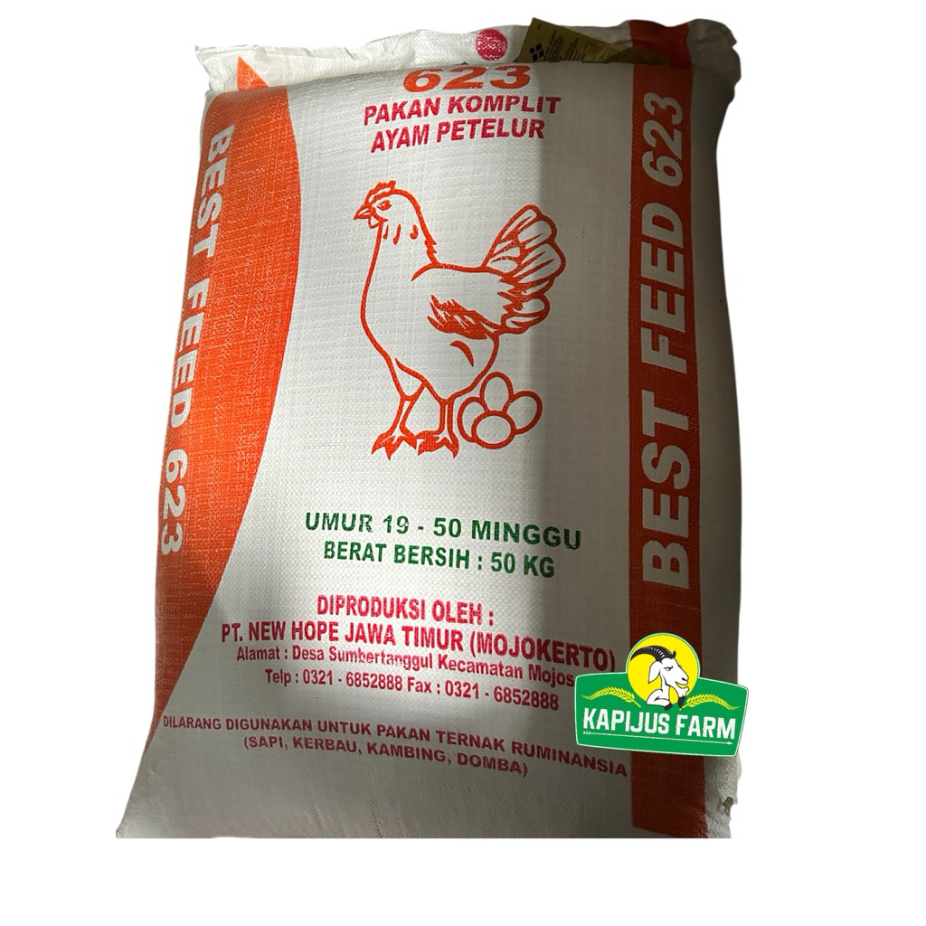 New Hope 623 pakan komplit ayam petelur berkualitas tinggi