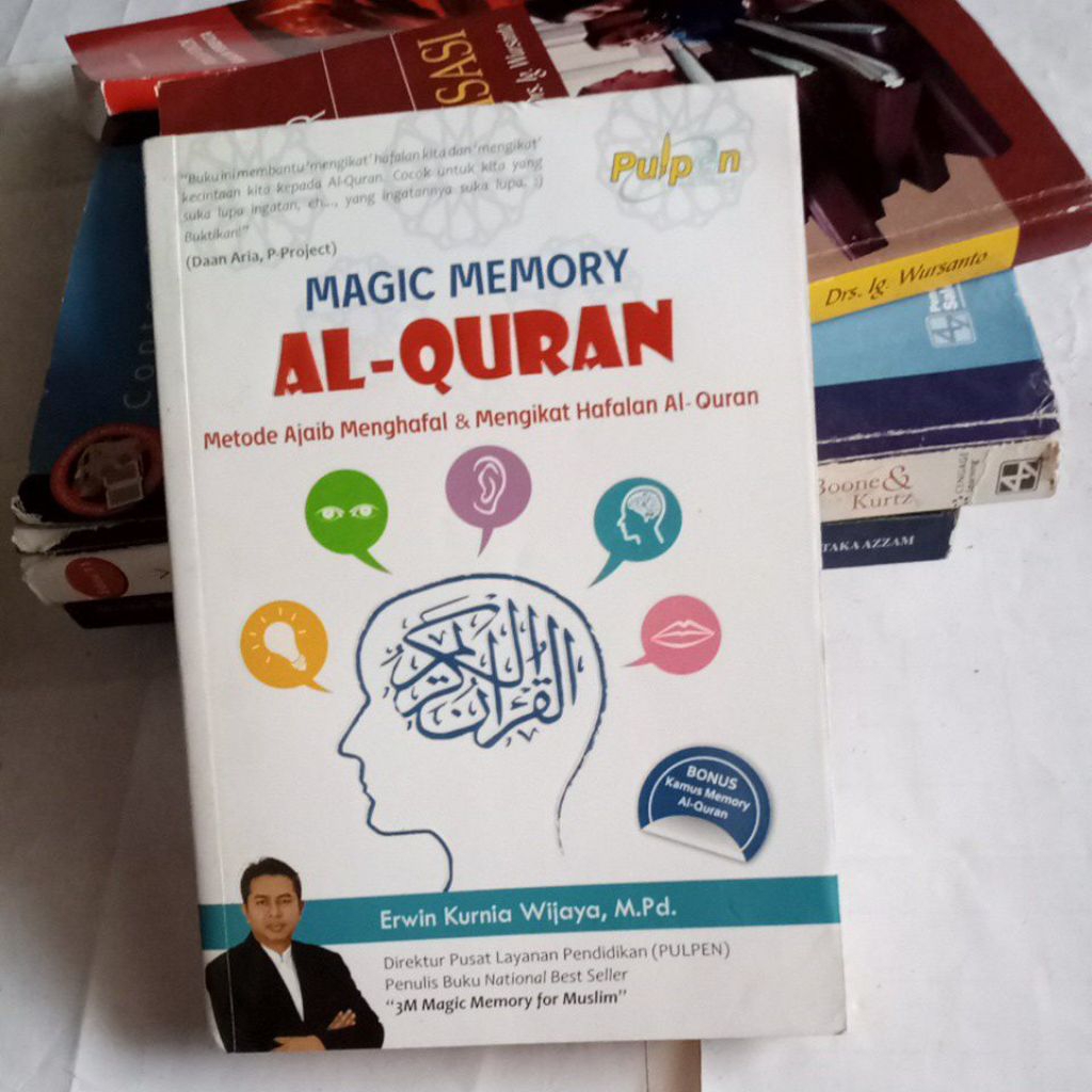 BUKU MAGIC MEMORY AK- QURAN.METODE AJAIB MENGHAFAL& MENGIKAT HAFALAN AL- QURAN