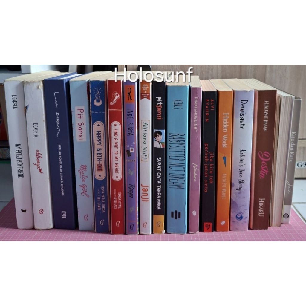 ORI ORIGINAL Preloved Novel Hidden Word Destin JKTPJC Kelvin’s Lovestory Buku Minta Dibanting Kita d