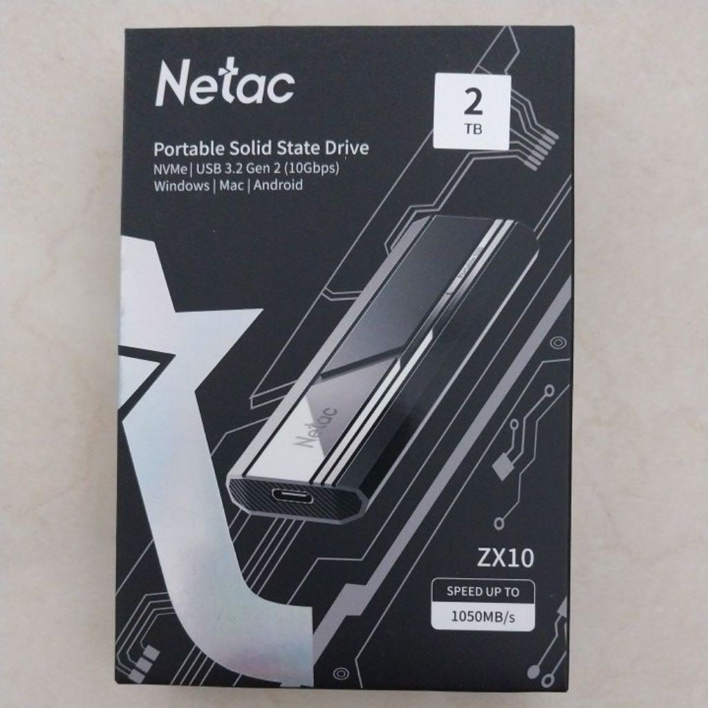 USB SSD Netac ZX10 2TB