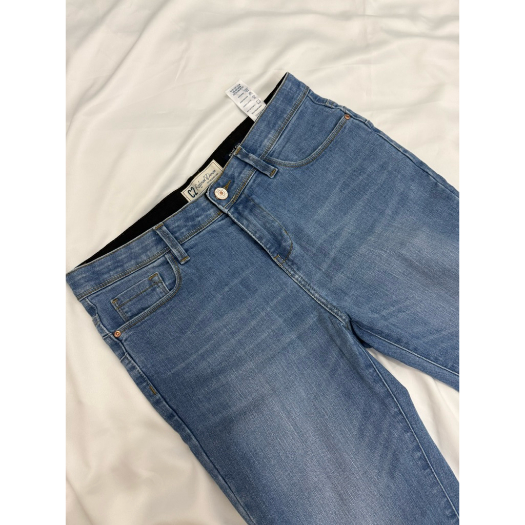 Preloved C2 Refined Denim Boot Cut | Celana Panjang Jeans Denim Wanita Size XL