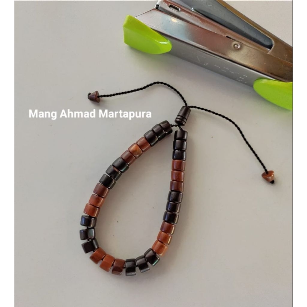 Grosir Ecer Gelang Tasbih Kesehatan kokka Premium Kaukah 33 butir Marjan Marzan Kombinasi Asli Kalim