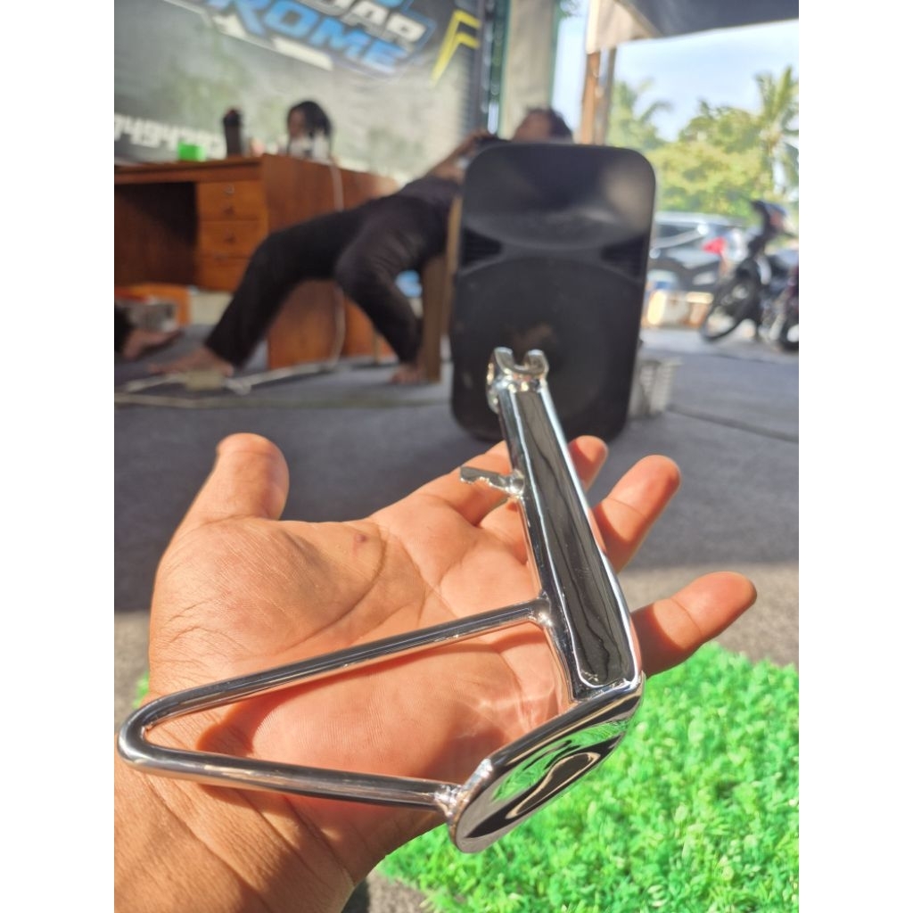 STANDAR SAMPING CB 150 R NEW CHROME