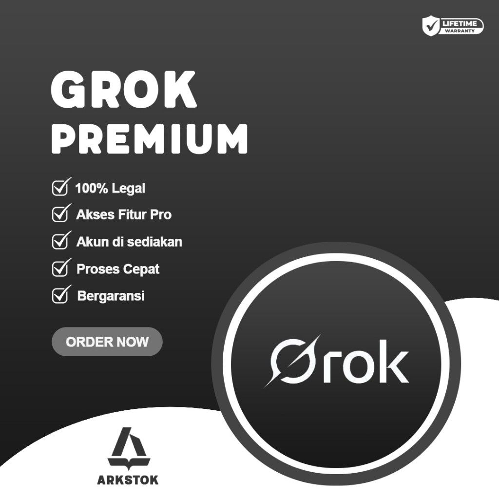 SuperGrok Ai 1 Tahun | Grok Ai Premium 1 tahun | Supergrok