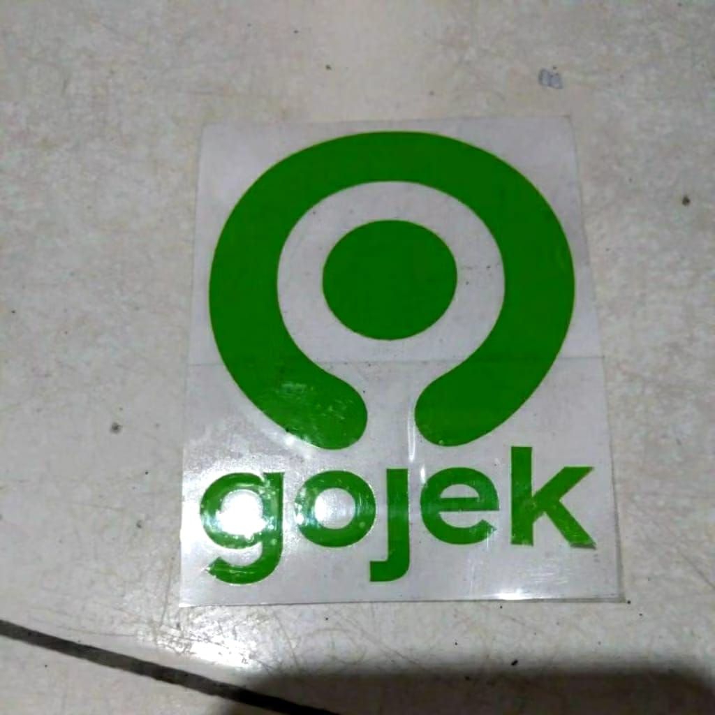 sticker Logo Gojek Baru - stiker  Helm