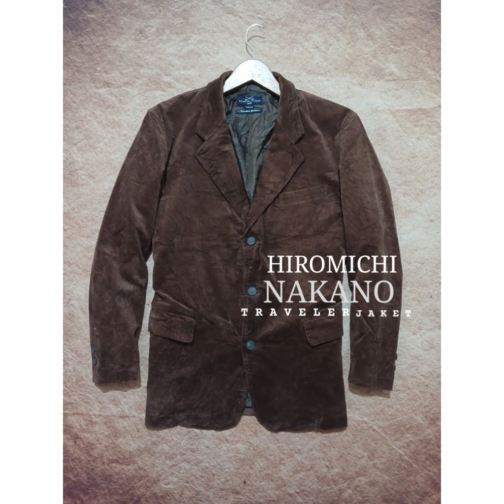 Jas blazer velvet HIROMICHI NAKANO bekas pakai