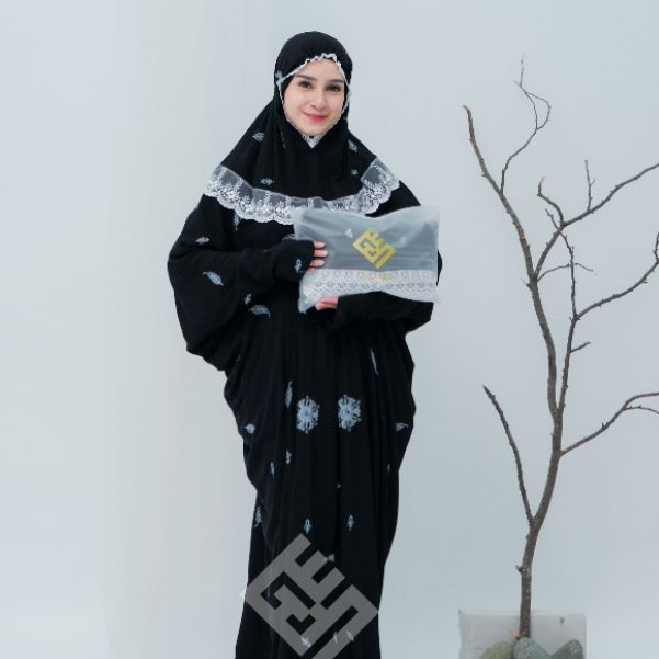 AL ABID MUKENA TERUSAN MUKENA LAJURAN DEWASA RAYON PREMIUM BORDIR KRISTAL SERIES RENDA KALUNG Mukena