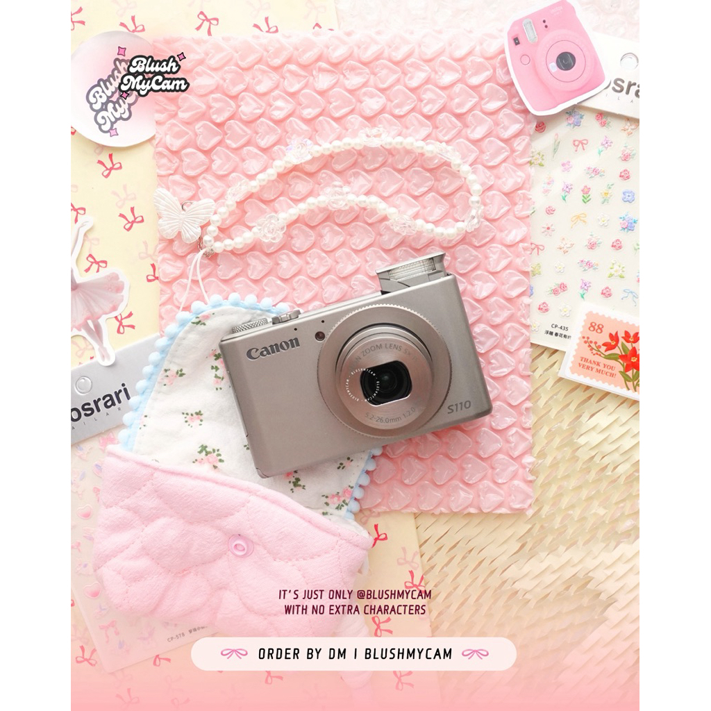 Canon PowerShot S110 in Silvery Gold - blushmycam