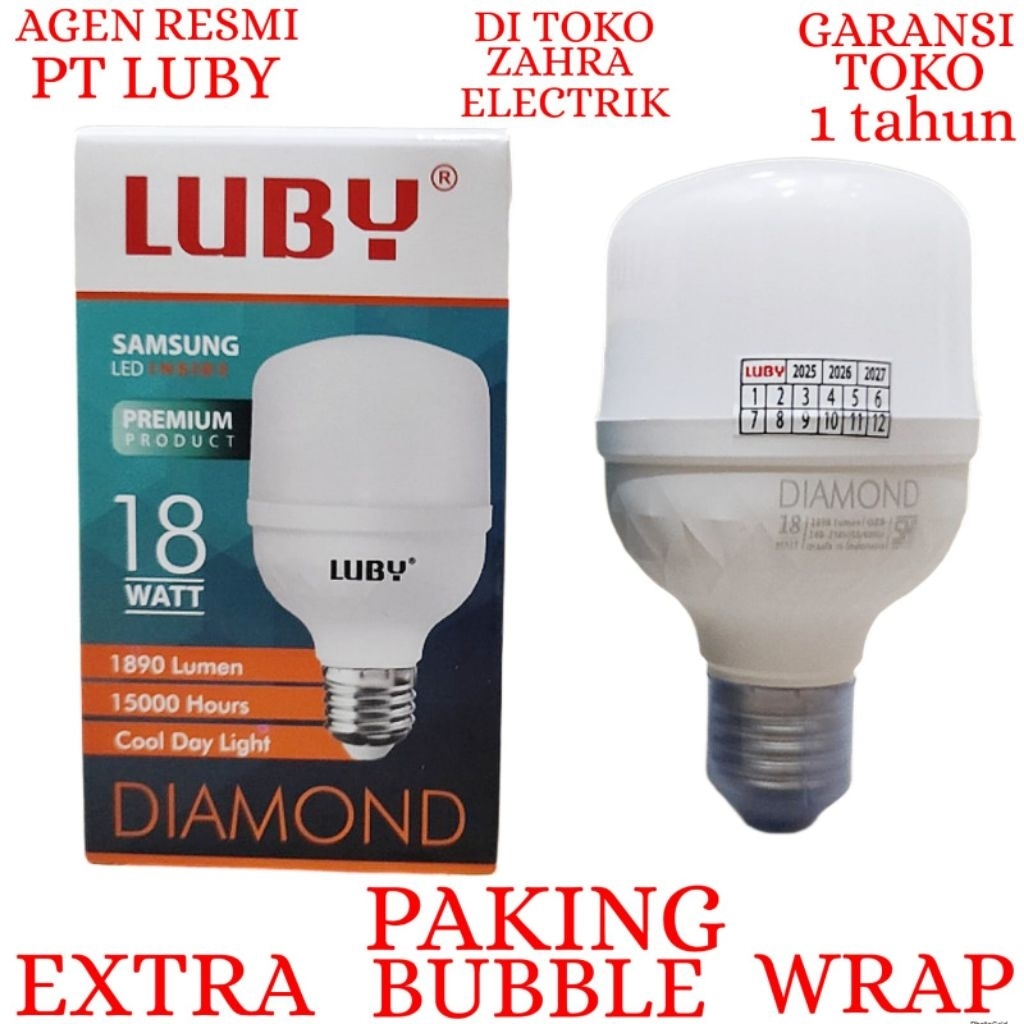 BOHLAM LED LUBY / LAMPU LED LUBY DIAMOND 18W