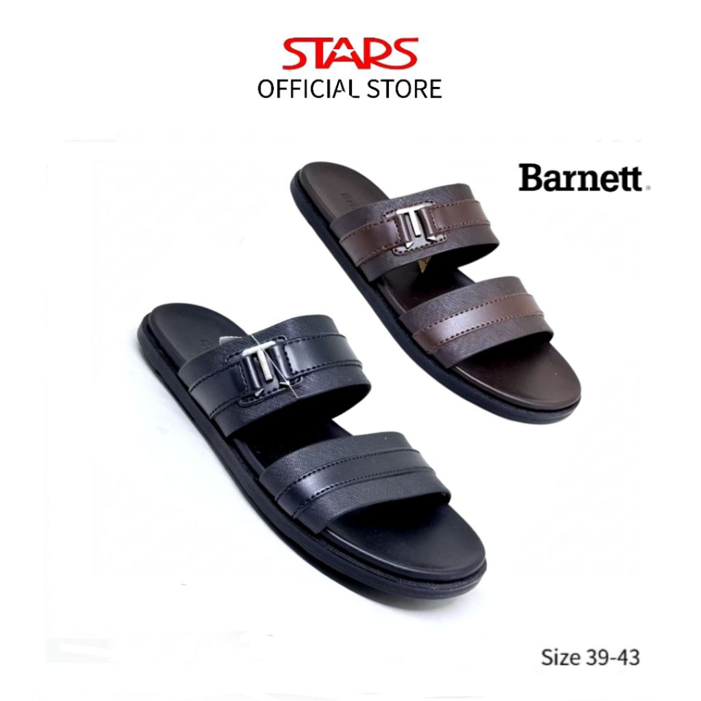 BARNET Sandal Selop Pria Dewasa/ Remaja laki-laki Omega 103 Black Hitam dan omega 107 coklat 39-43