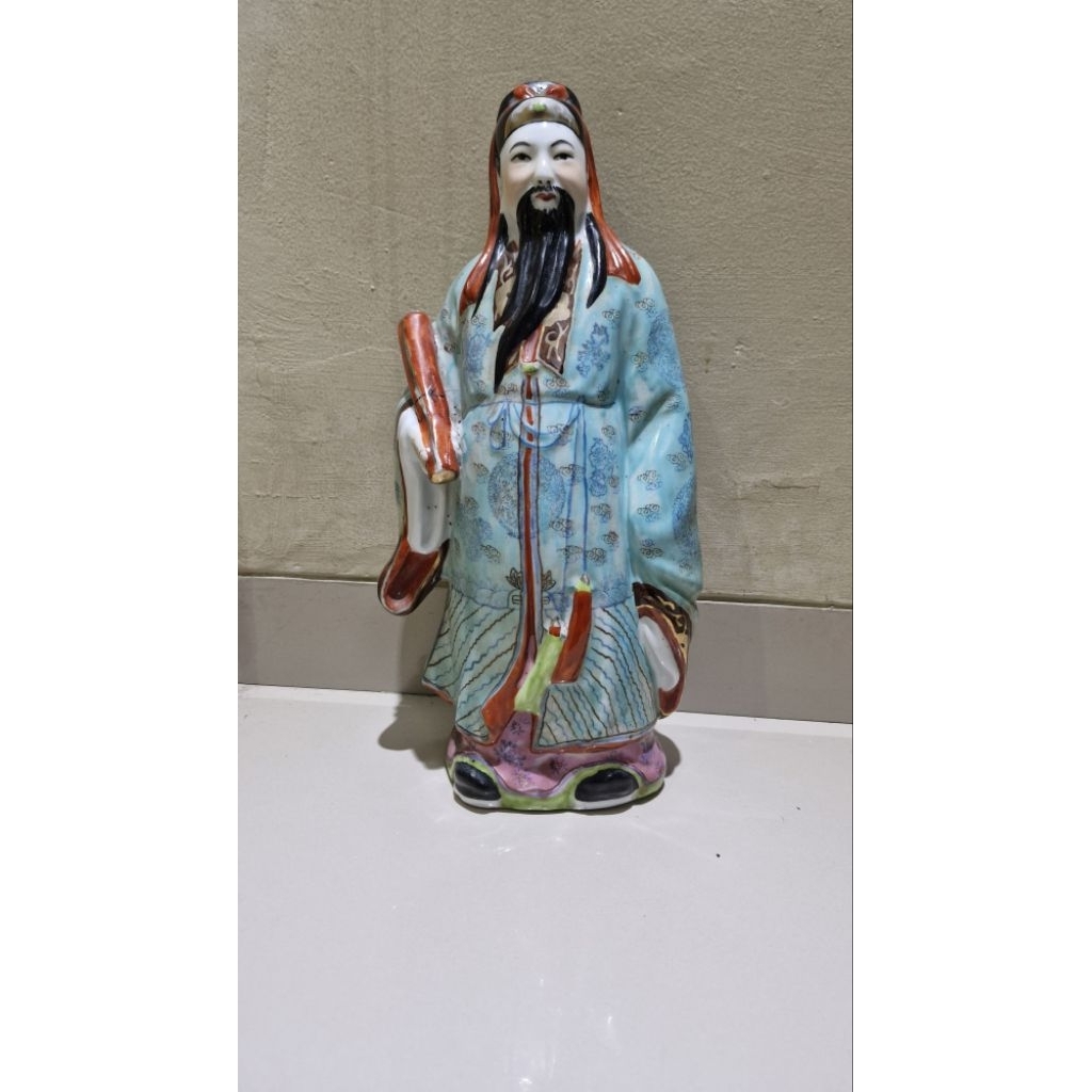 PAJANGAN PATUNG FU LU SHOU PATUNG DEWA KEBERUNTUNGAN PATUNG CHINESE