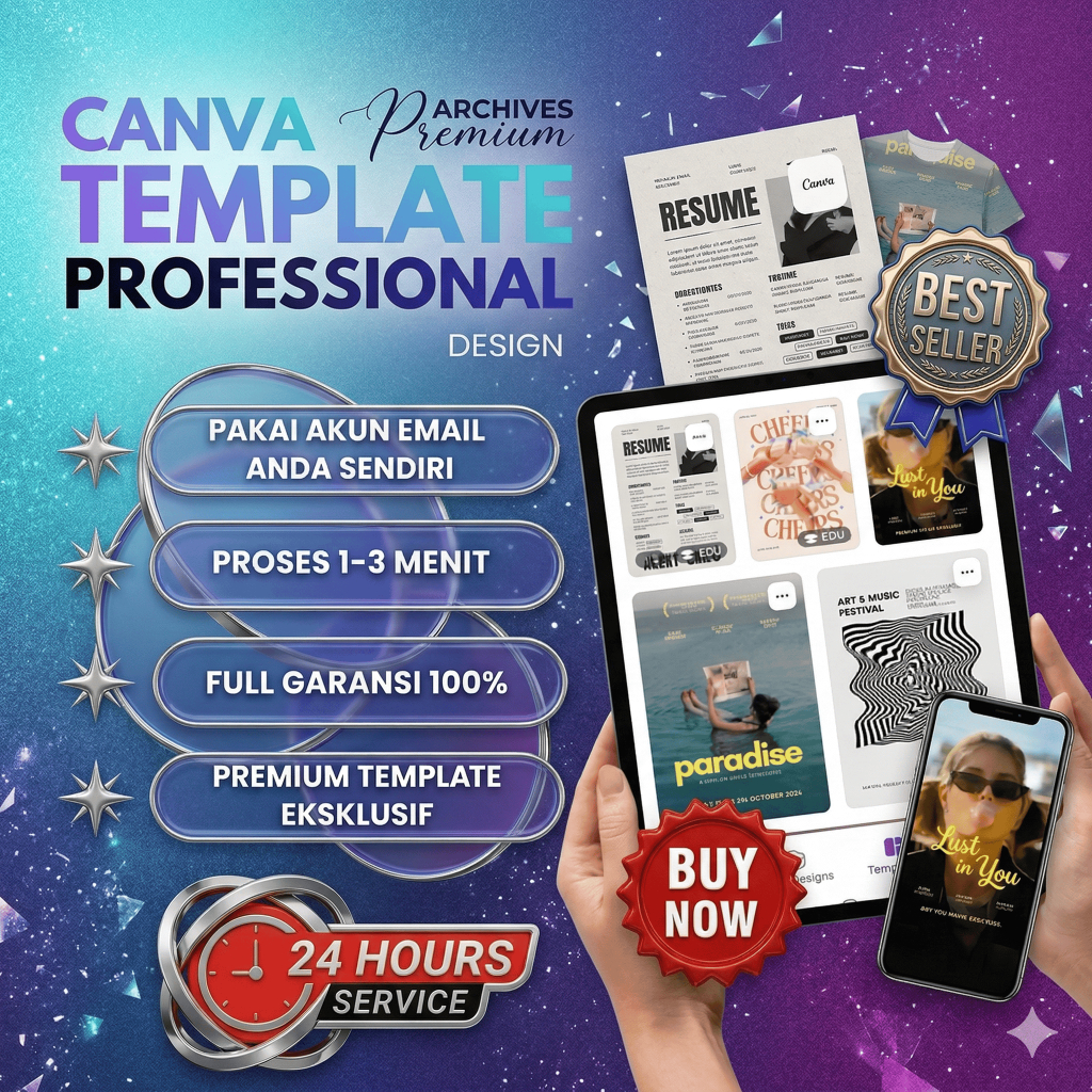 ULTIMATE SOFTWARE assesories 10,000+ Canva Template Bundle PLR 2026- PAKET TEMPLATE 10.000+ CANVA TE