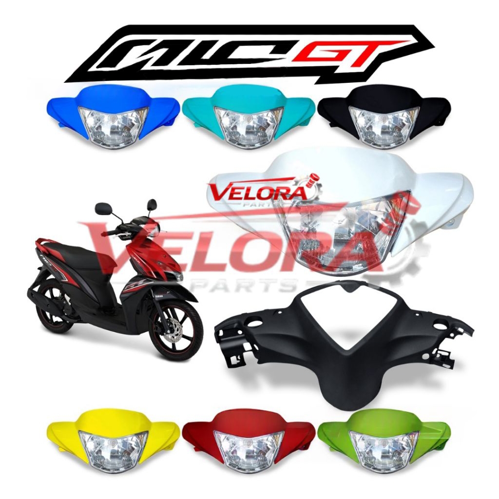 batok depan totok depan mio GT reflektor lampu mio GT