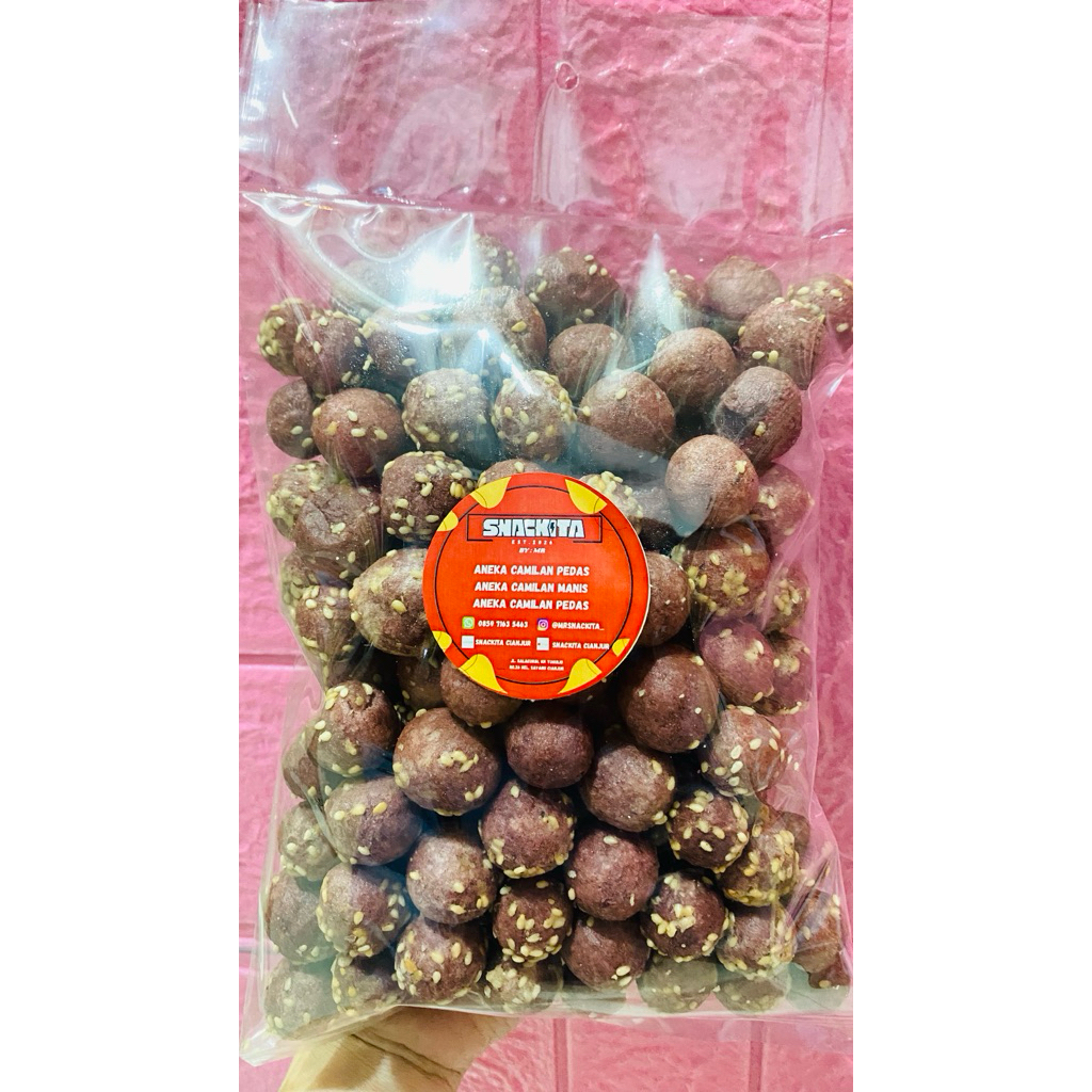 S N A C K I T A - Ciput/ Bola ubi ungu kopong Wijen 160gr Manis