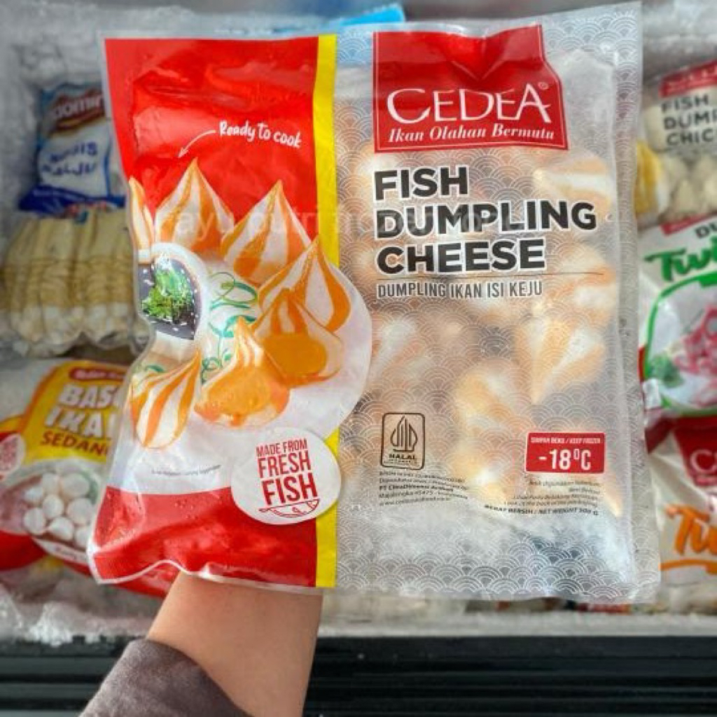 Dumpling Keju Frozen 500gr (Open PO) | Dumpling Isi Keju