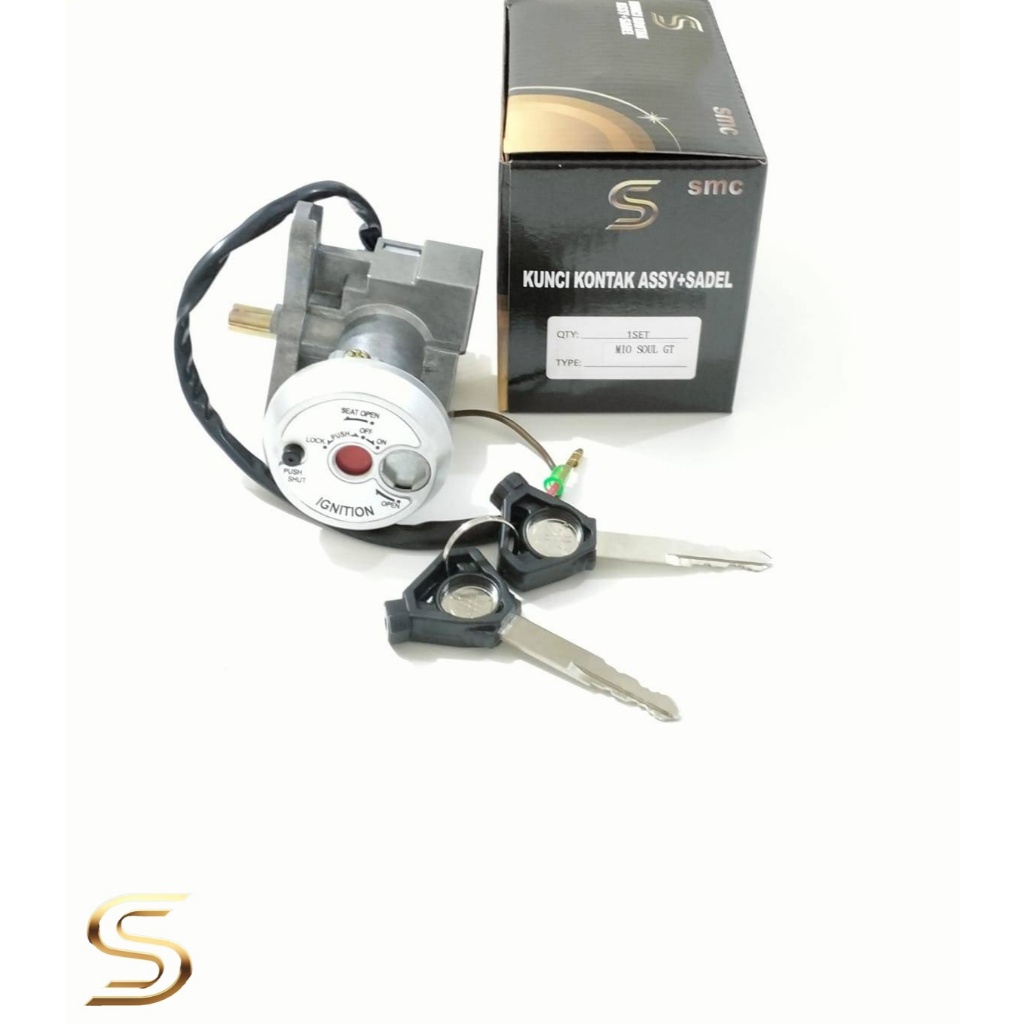 Kunci Kontak Premium Assy Set Mio Soul GT / Xeon / Jupiter Z1 / Mio M3 Original SMC