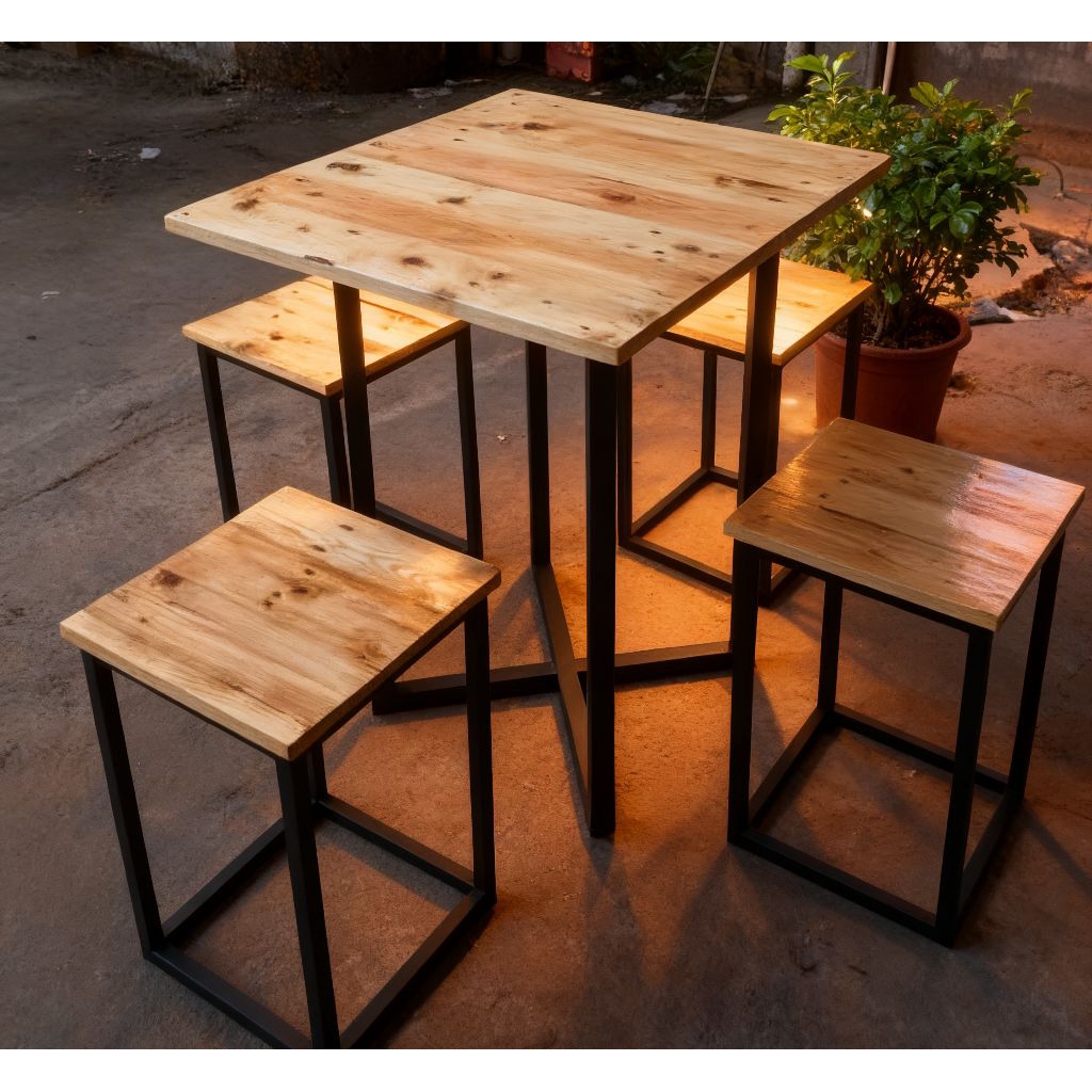 meja kursi set - buat resto / tempat warkop / cafe