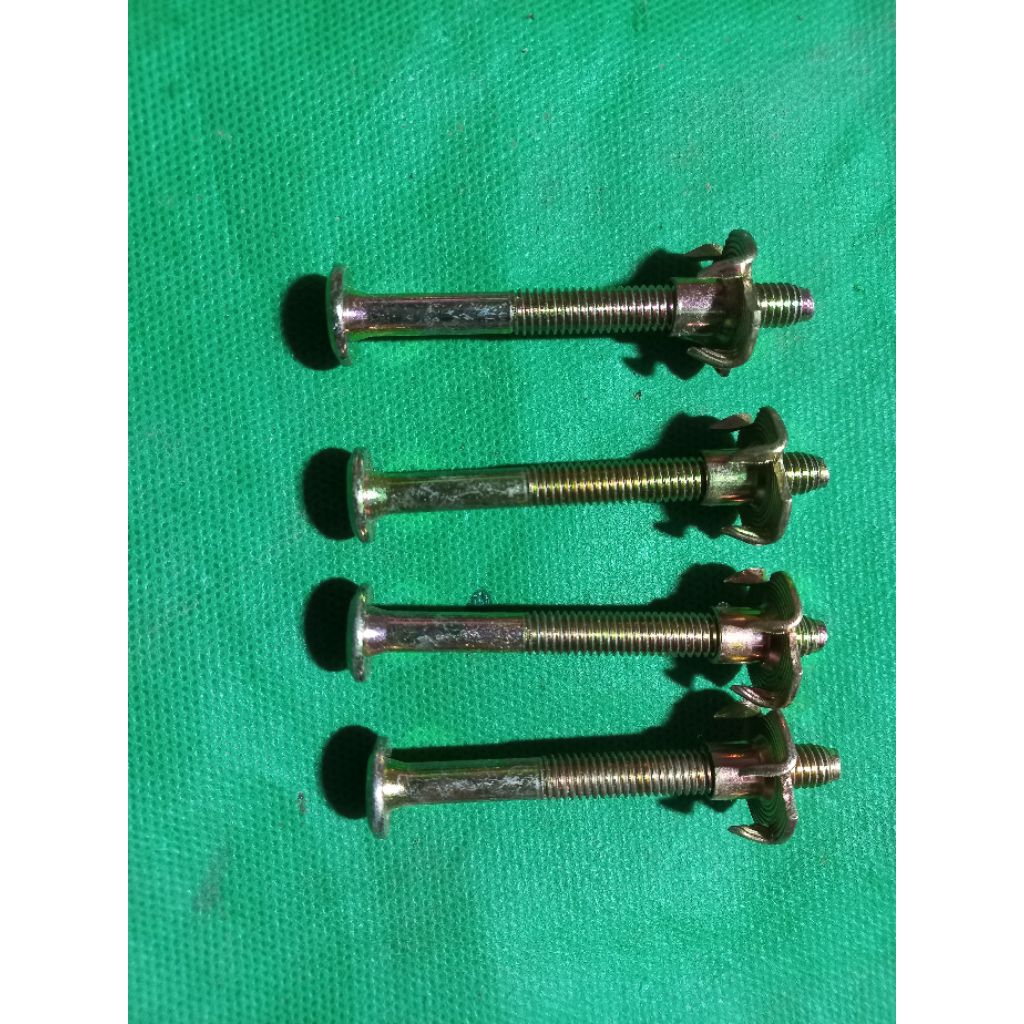 baud speker 6 cm dan mur cakar warna emas