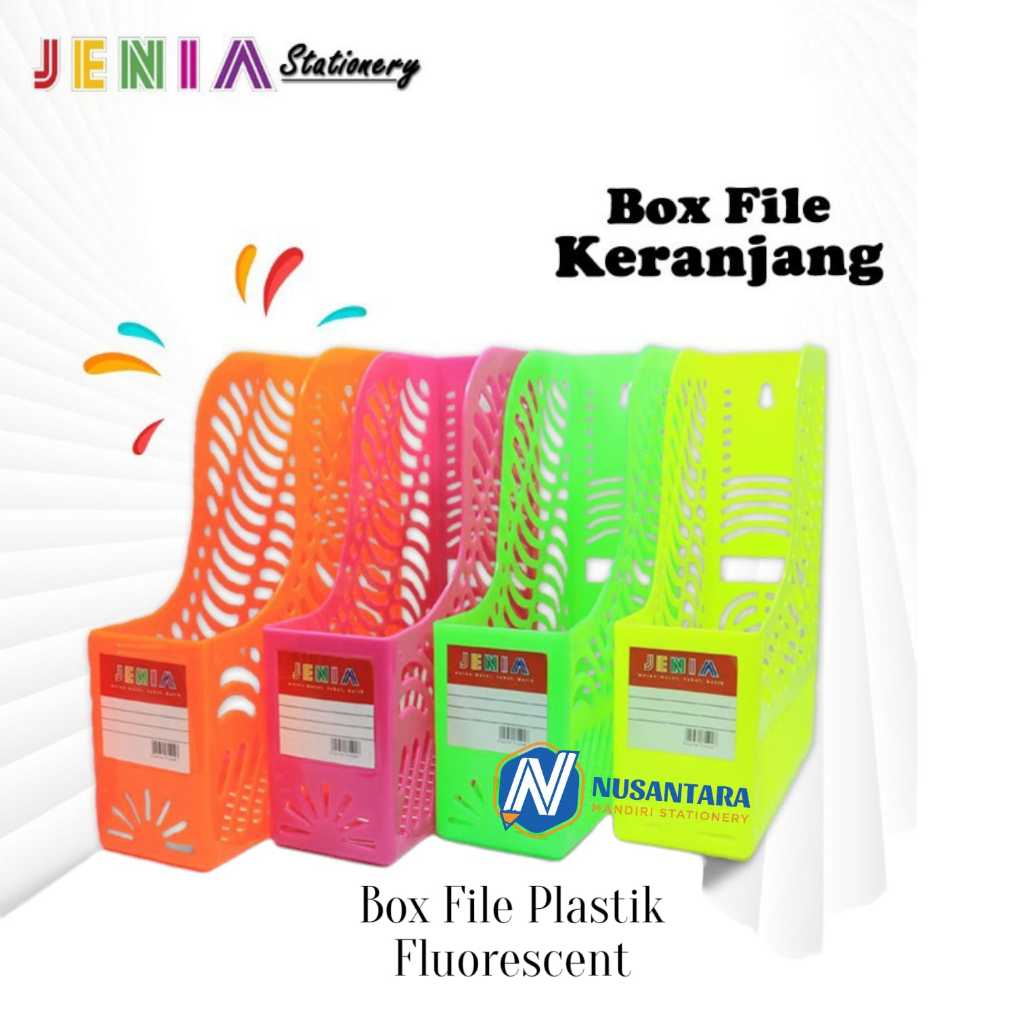 JENIA JENIA Box File  Plastik - Fluorescent