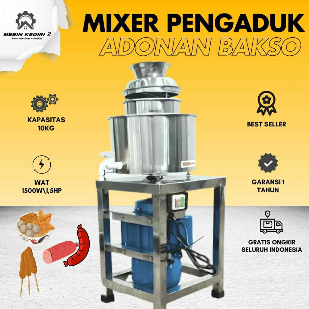 mixer aduk adonan bakso
