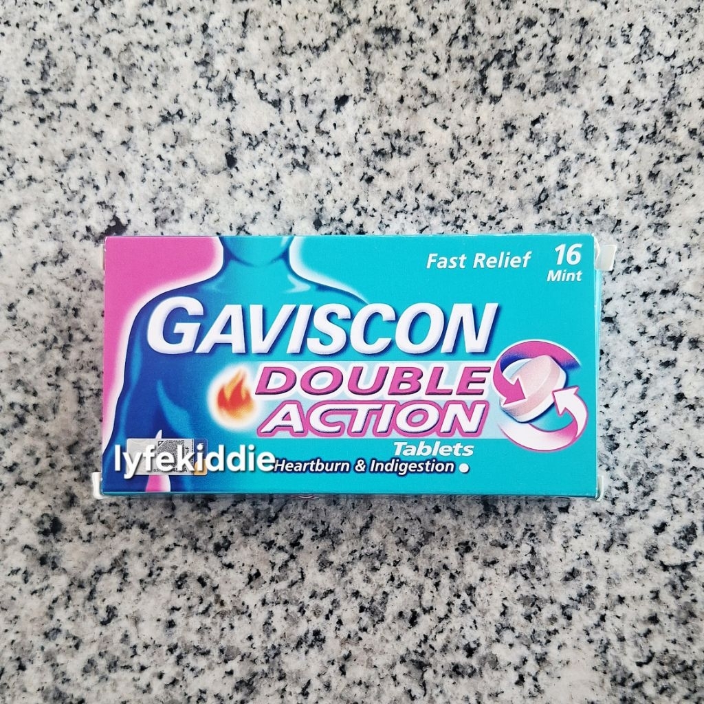 GAVISCON Double Action Heartburn Indigestion Tablet 16pcs