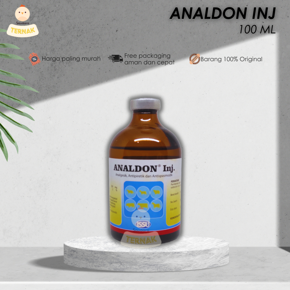 Analdon Inj 100 ml Obat Penurun Panas Hewan Sapi mirip Sulpidon