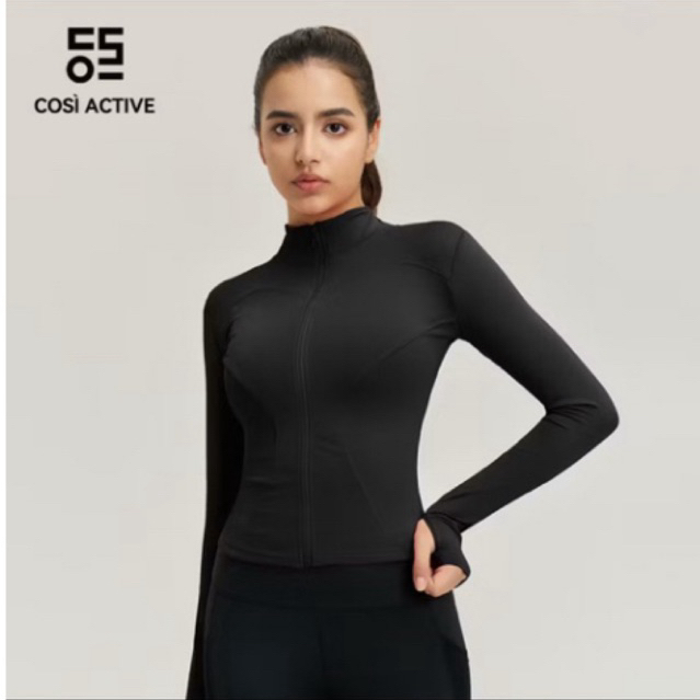 Cosi Active Jaket Olahraga Black Size S