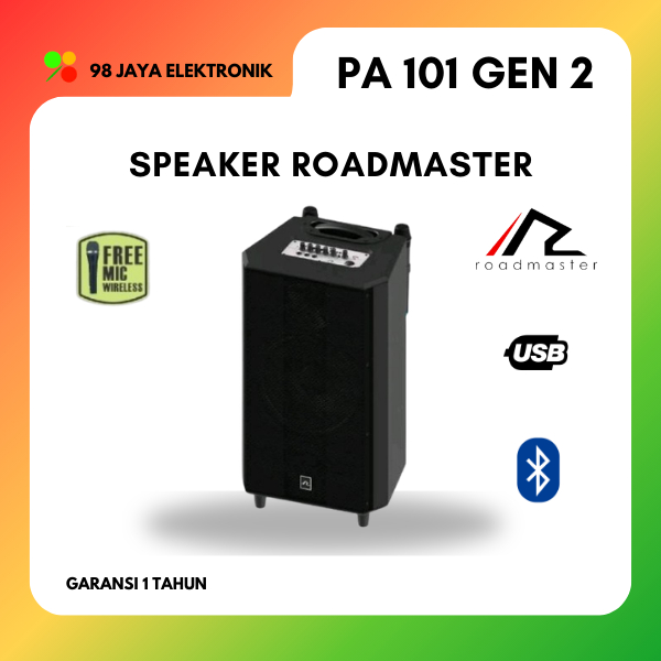 Speaker Bluetooth Portable Roadmaster PA 101 Gen2 GARANSI RESMI