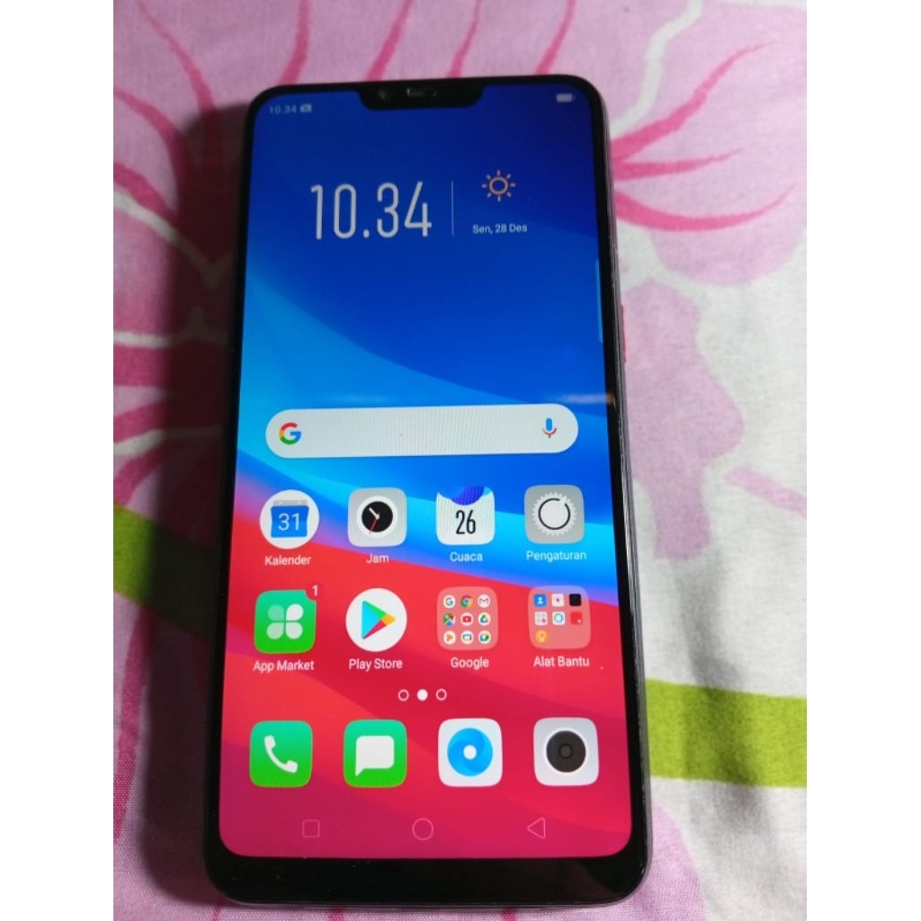 Di jual Hp Oppo A3S RAM 2/16 Barang Bagus Kondisi Normal siap pakai