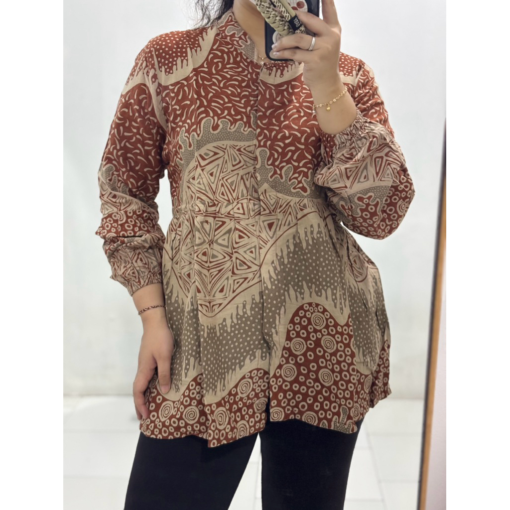 Blouse Batik kerah Shanghai