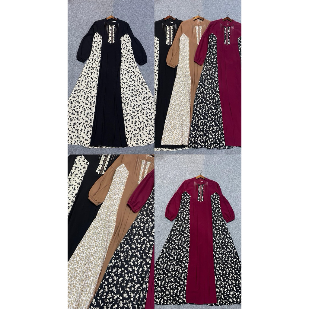 LIA DRESS BY SAYAK DRESS WANITA MOTIF DRESS WANITA GAMIS WANITA MOTIF GAMIS BUNGA