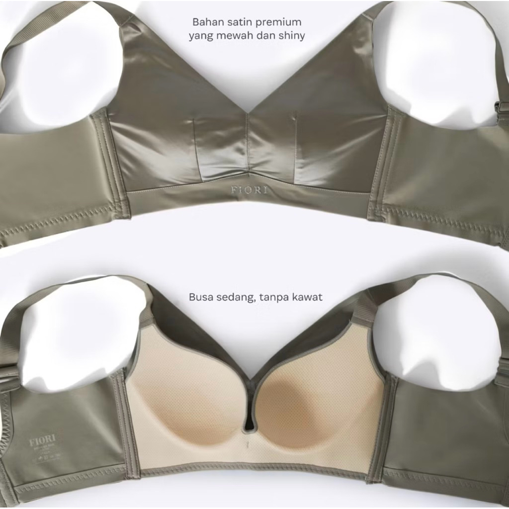 Fiori Brianna bra //wirelss bra//soft bra//ellegant bra