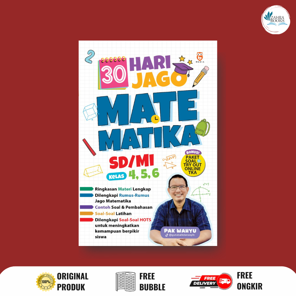 BUKU 30 HARI JAGO MATEMATIKA SD/MI KELAS 4,5,6 By Pak Wahyu - BMedia
