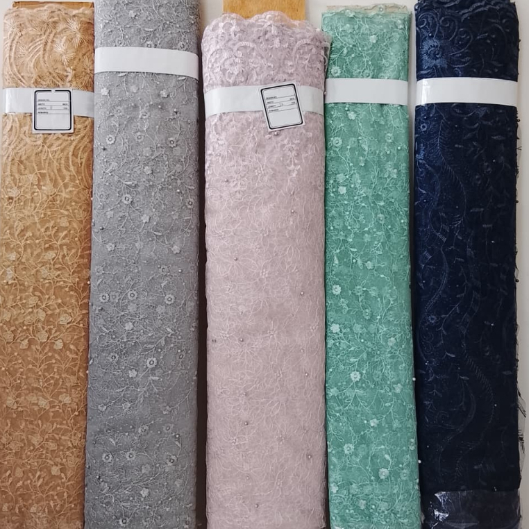 Kain Tile Mutiara & Glitter Permeter