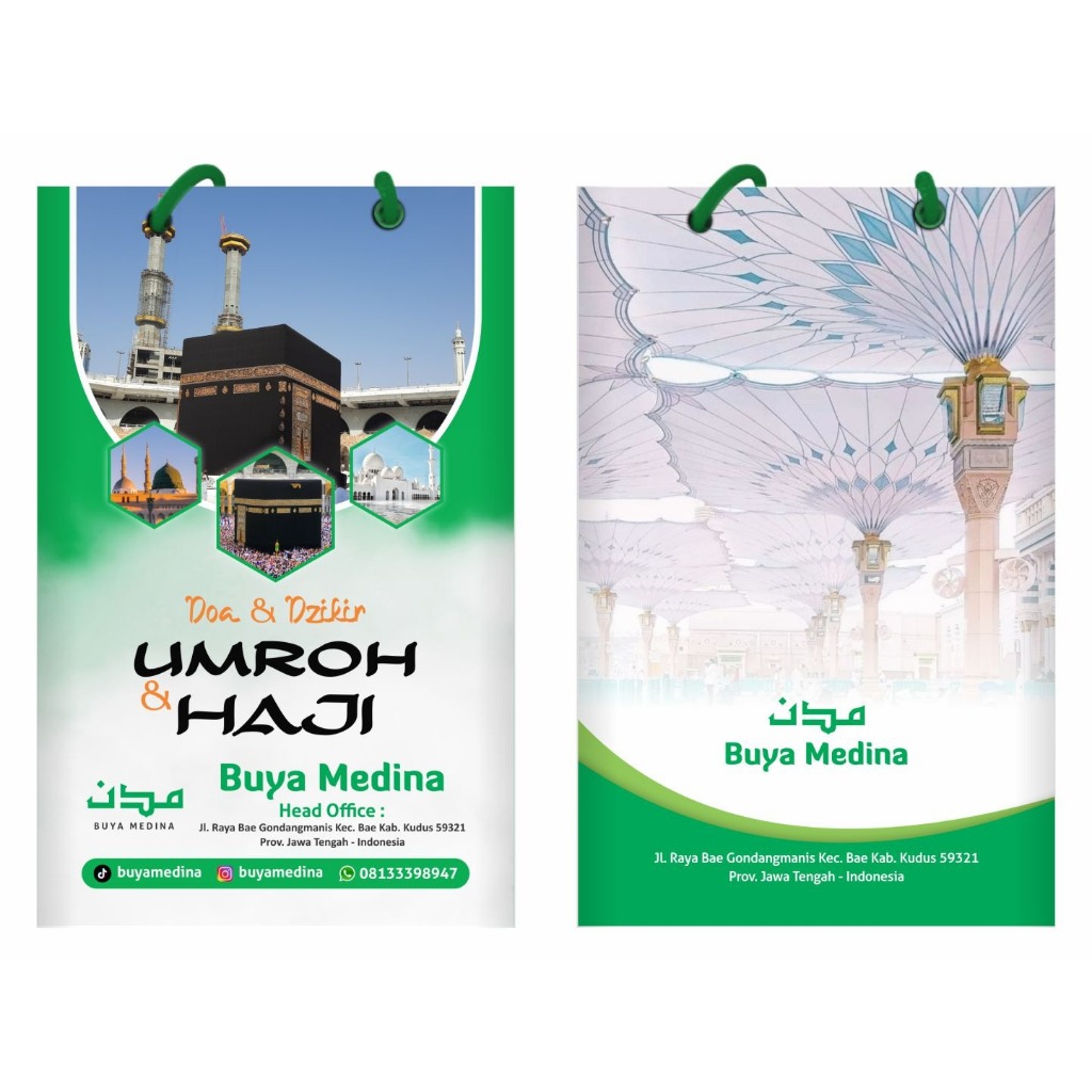 Buku Manasik Doa dan Dzikir Ibadah Umroh Haji Lengkap Tanpa Custom Cover