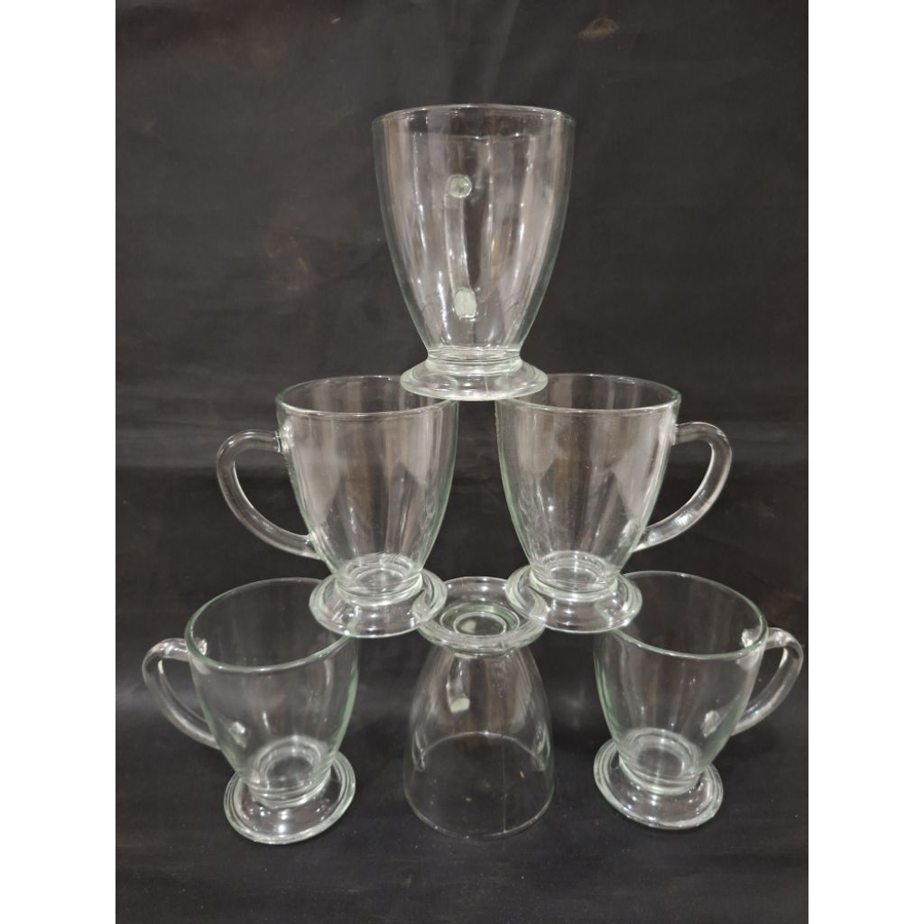 Gelas Tangkai Kig 255 Polos 1/2lusin