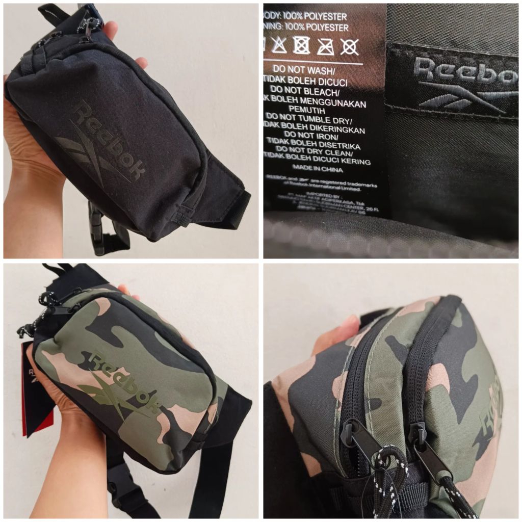 tas Reebok ORIGINAL Unisex Waist Bag/ tas pinggang