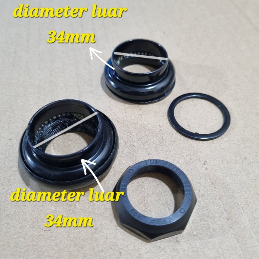 Headset mtb seli fork os drat 28.6 tube 34mm maestro toyo A Federal D S itech8000