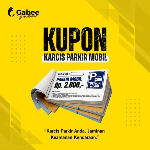 KARCIS PARKIR /KARCIS PARKIR MOBIL / KARCIS PARKIR MOBIL / KARCIS ISI 100/ KARCIS MURAH