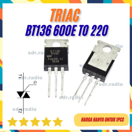 BT136-600 BT136 600V BT136 triac 4A bt 136 600e to 220