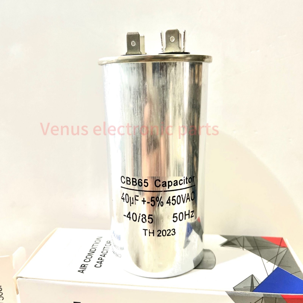 Kapasitor CBB65 40uf 450V Kaleng