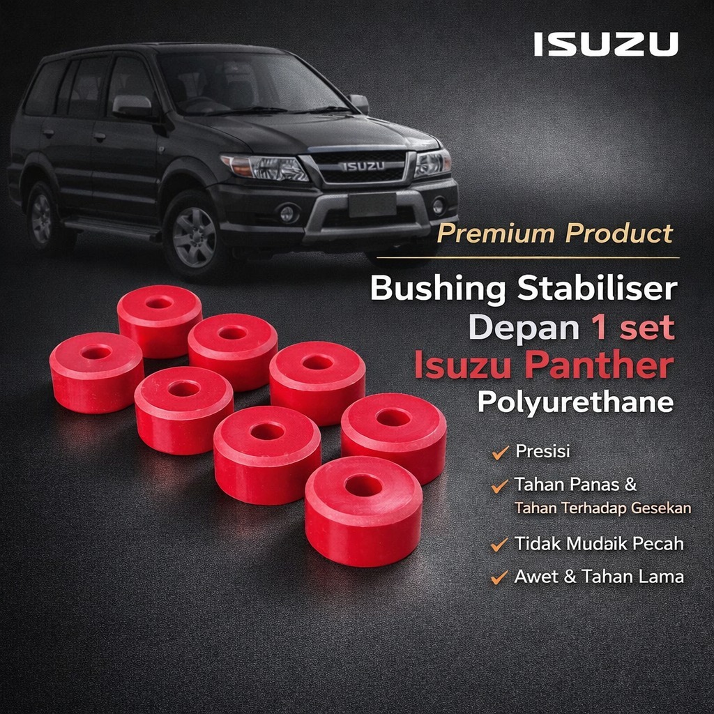 Karet Stabilizer Panther Depan Bahan polyurethane Stabil Panther