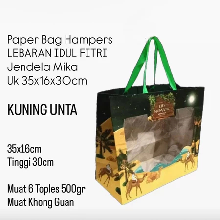 Paperbag Kotak Tenteng Hampers Lebaran Ukuran 35x16x30 Cm Tas Kado Packaging Souvenir Idul Fitri
