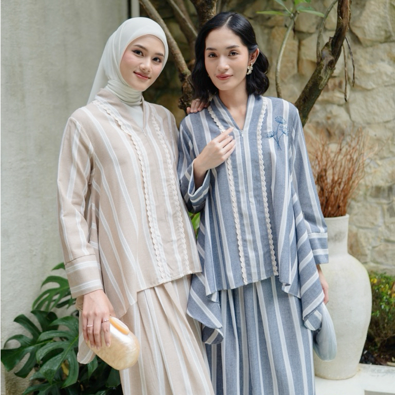 Haidee & Orlin - Amani Set Dandelion | Haidee Orlin X Modestalk Set Baju Kurung Raya Lebaran
