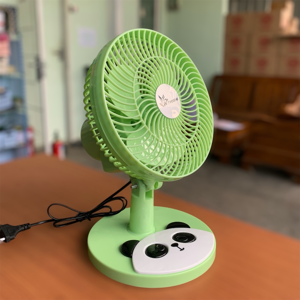 [ORIGINAL] Miyoshi Kipas Angin Meja Karakter Panda 9 Inch Angin Kencang