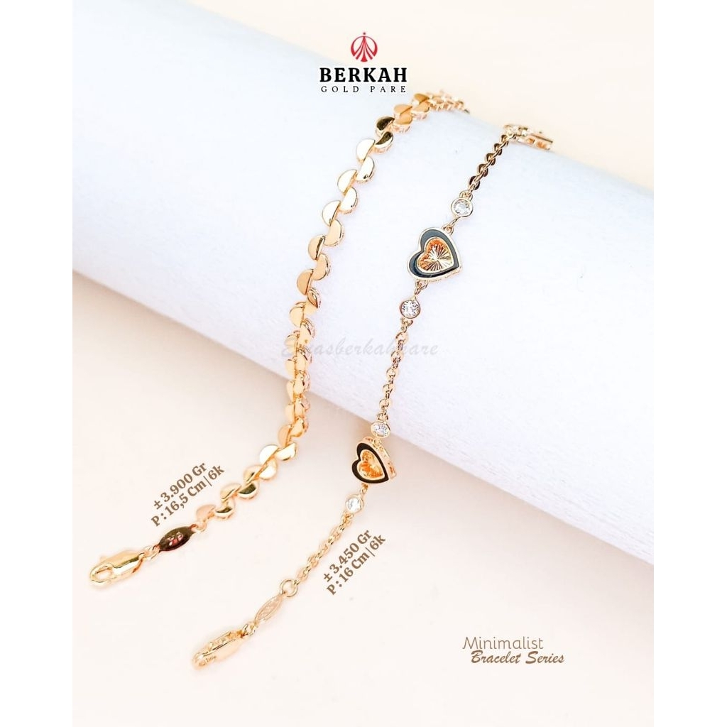 gelang Emas Minimalist Kadar 6k