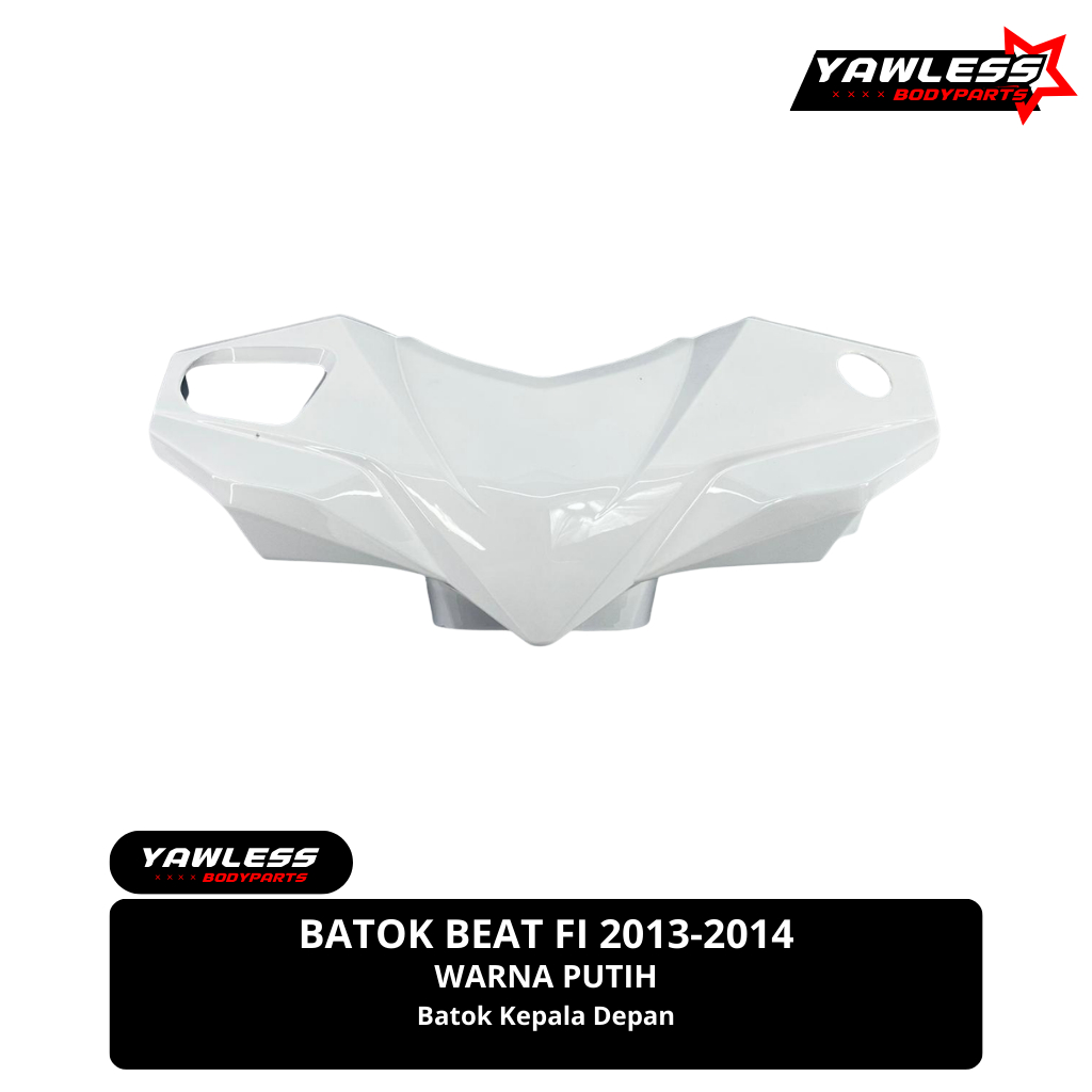 Batok depan Beat Fi 2013-2014 stater kasar warna Putih / batok beat fi 2014